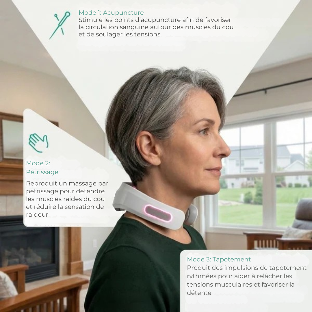 ALVECRA | Masseur cervical pour la détente et le confort